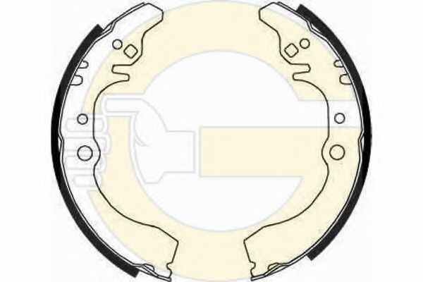 Комплект тормозных колодок GIRLING 5186479