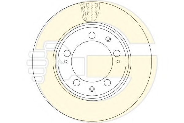 Тормозной диск GIRLING 6064845