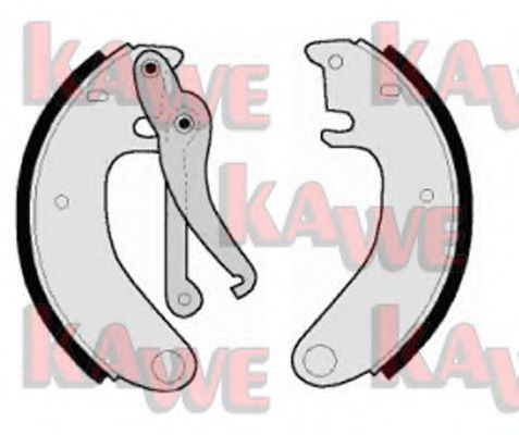 Комплект тормозных колодок KAWE 00420