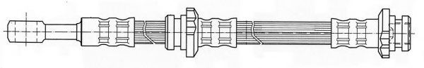 Тормозной шланг KAWE 511985