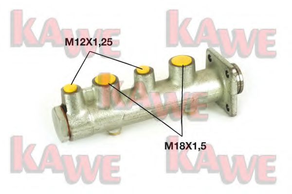 Главный тормозной цилиндр KAWE B6712