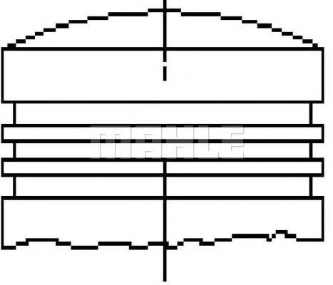 Поршень MAHLE ORIGINAL E52010