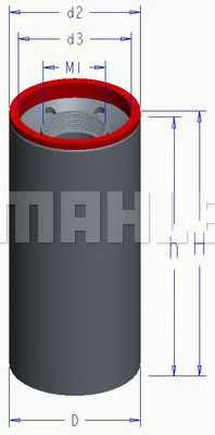 Масляный фильтр MAHLE ORIGINAL OC 546