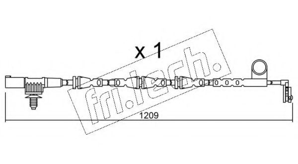 Сигнализатор, износ тормозных колодок fri.tech. SU.256