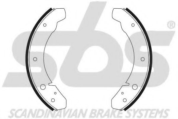 Комплект тормозных колодок sbs 18492747104