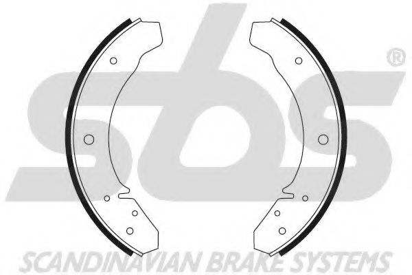 Комплект тормозных колодок sbs 18492747105
