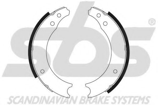 Комплект тормозных колодок sbs 18492739232