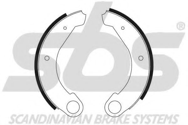 Комплект тормозных колодок sbs 18492719262