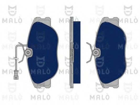 Комплект тормозных колодок, дисковый тормоз MALÒ 1050299
