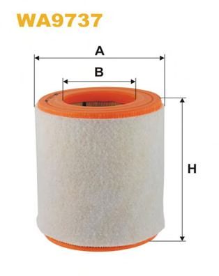 Воздушный фильтр WIX FILTERS WA9737
