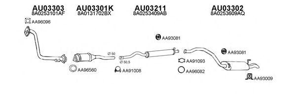 Система выпуска ОГ VENEPORTE 030168