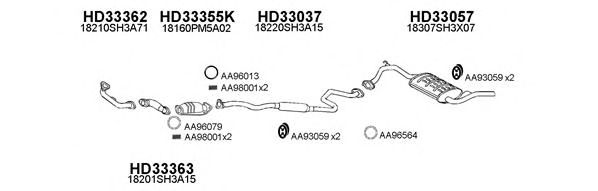Система выпуска ОГ VENEPORTE 330011