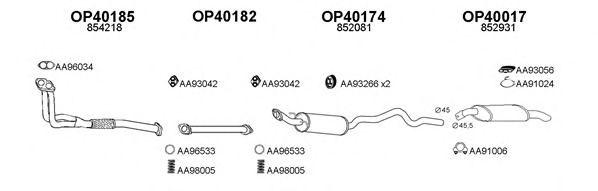 Система выпуска ОГ VENEPORTE 400045