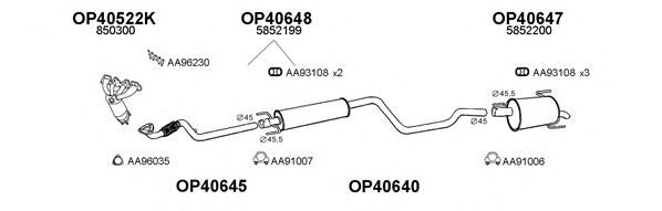Система выпуска ОГ VENEPORTE 400285
