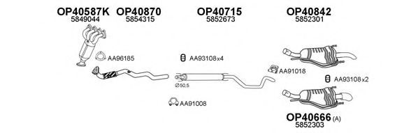 Система выпуска ОГ VENEPORTE 400457
