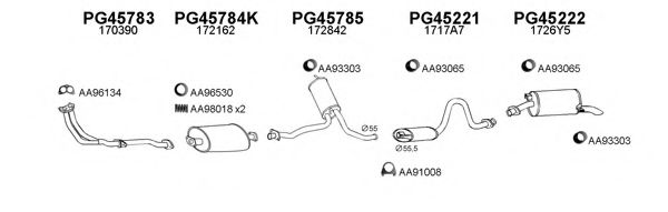 Система выпуска ОГ VENEPORTE 450463