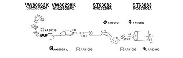Система выпуска ОГ VENEPORTE 630009