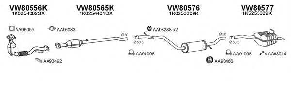 Система выпуска ОГ VENEPORTE 800301