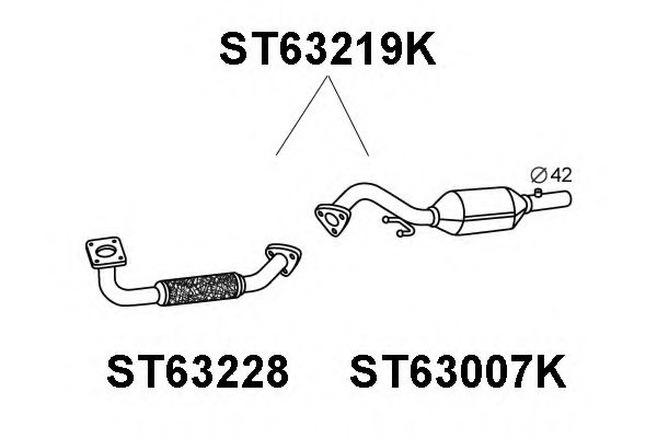 Катализатор VENEPORTE ST63219K
