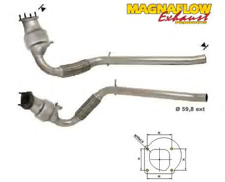 Катализатор MAGNAFLOW 72504D