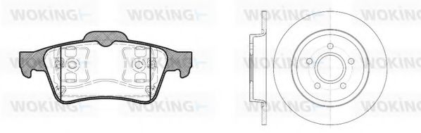 Комплект тормозов, дисковый тормозной механизм BENDIX DP24024