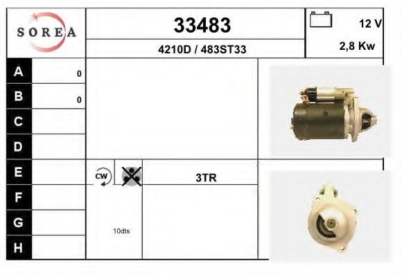 Стартер EAI 33483
