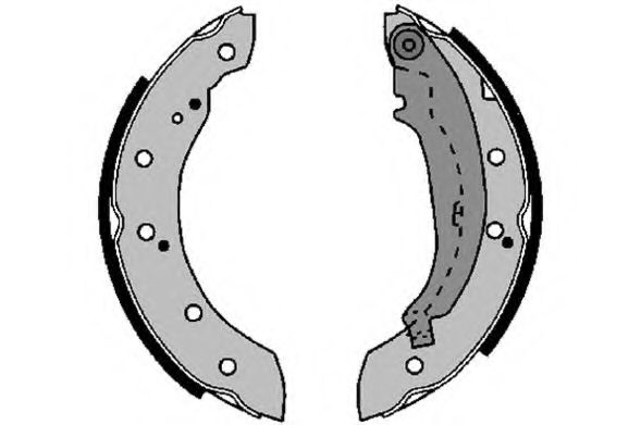 Комплект тормозных колодок, стояночная тормозная система RAICAM 7244RP