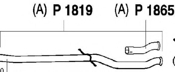 Труба выхлопного газа FENNO P1819