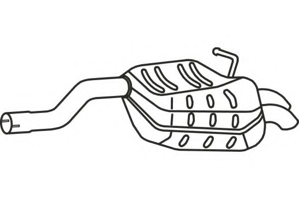 Глушитель выхлопных газов конечный FENNO P5782