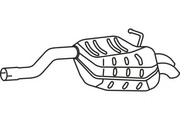 Средний глушитель выхлопных газов FENNO 5785