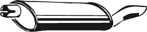 Глушитель выхлопных газов конечный ASMET 24.011