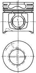 Поршень KOLBENSCHMIDT 94450600