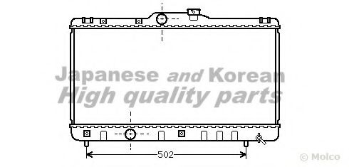 Радиатор, охлаждение двигателя ASHUKI T552-05