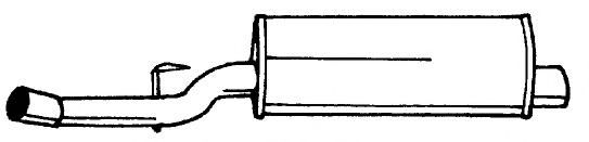Глушитель выхлопных газов конечный WALKER 13477
