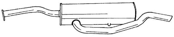 Глушитель выхлопных газов конечный SIGAM 16629