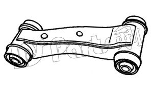 Рычаг независимой подвески колеса, подвеска колеса IPS Parts IMU-10101