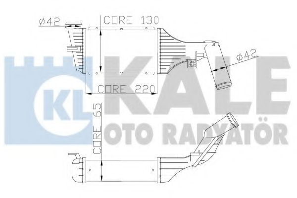 Интеркулер KALE OTO RADYATÖR 345200