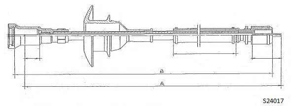 Тросик спидометра CABOR S24017