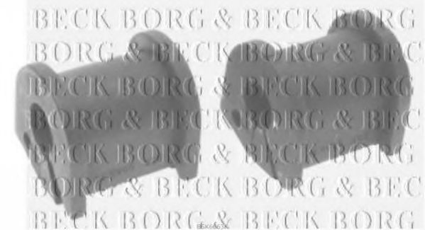 Ремкомплект, соединительная тяга стабилизатора BORG & BECK BSK6663K