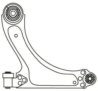 Рычаг независимой подвески колеса, подвеска колеса FRAP 2179
