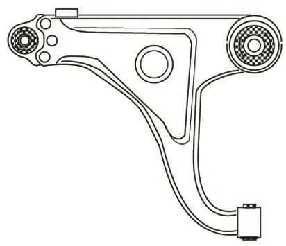 Рычаг независимой подвески колеса, подвеска колеса FRAP 2254