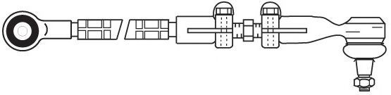 Поперечная рулевая тяга FRAP T524