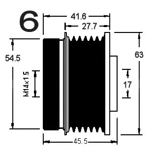 Механизм свободного хода генератора RPK 0381271