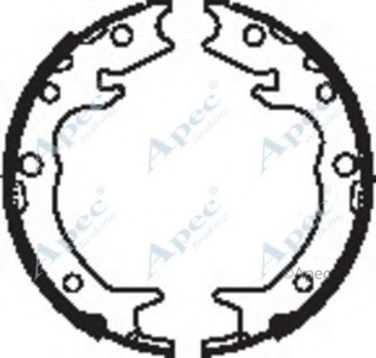 Тормозные колодки APEC braking SHU699