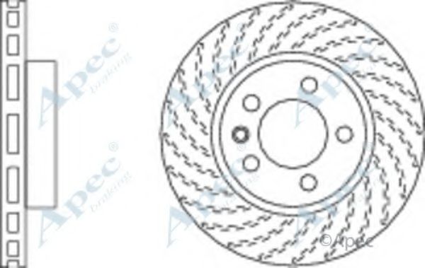 Тормозной диск APEC braking DSK2308