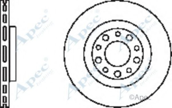 Тормозной диск APEC braking DSK2431