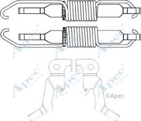 Система тяг и рычагов, тормозная система APEC braking ADB3006