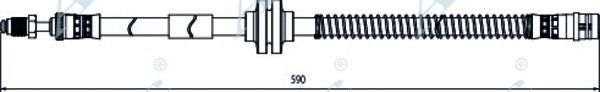 Тормозной шланг APEC braking HOS4096