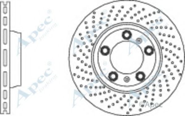 Тормозной диск APEC braking DSK3112