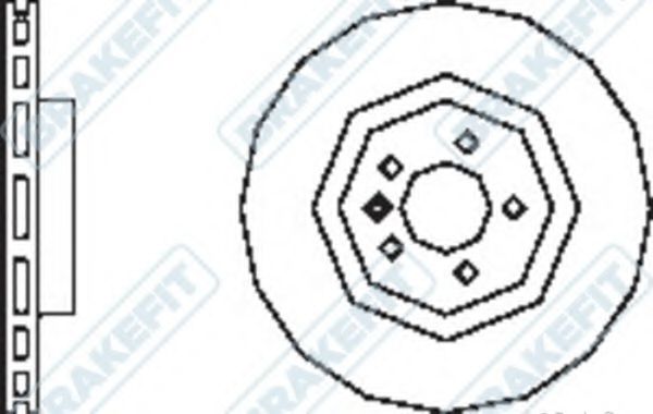 Тормозной диск APEC braking SDK6279